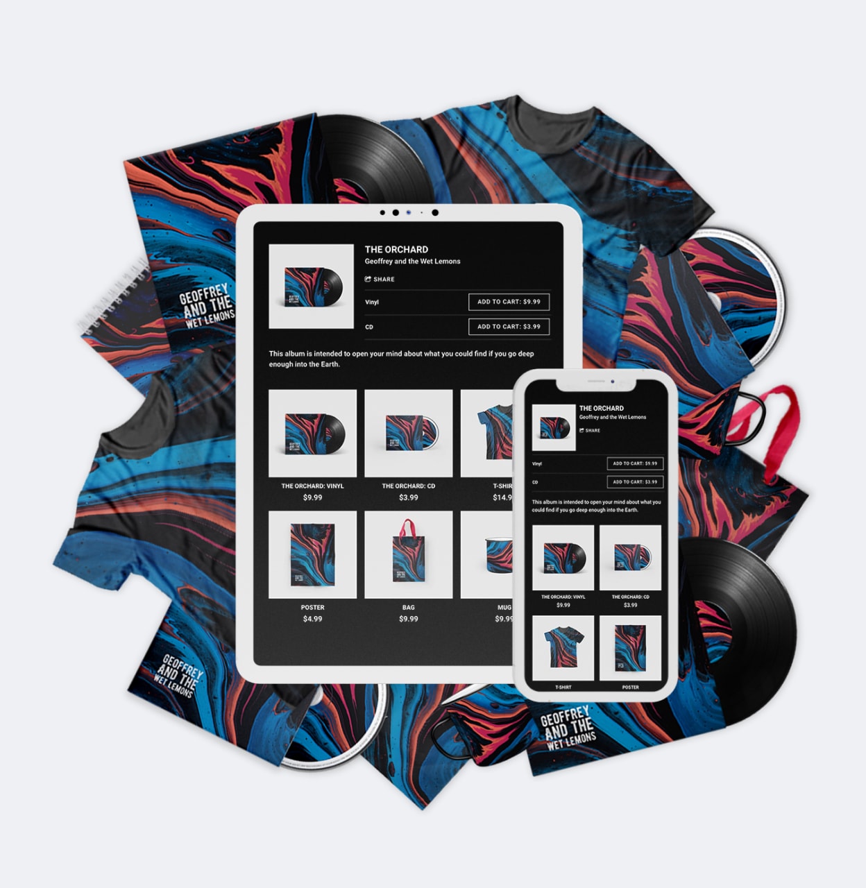 Sell Directly to Your Fans site For Musicians